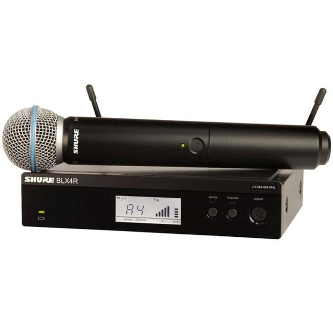 MIC INALÁMBRICO SHURE BLX24R/B58-H9