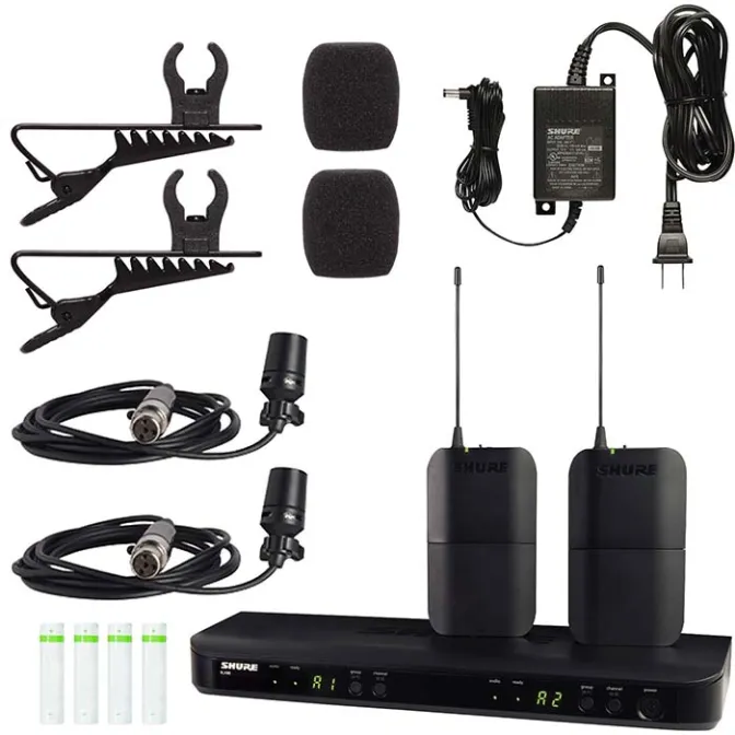 MIC INALÁMBRICO SHURE BLX188/CVL-H9