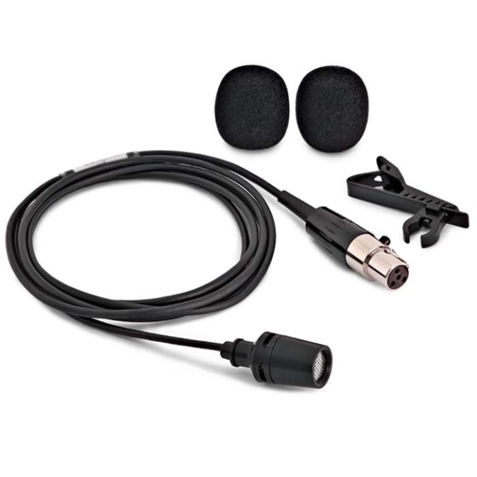 MICRÓFONO SHURE CVL-B/C-TQG SOLAPA