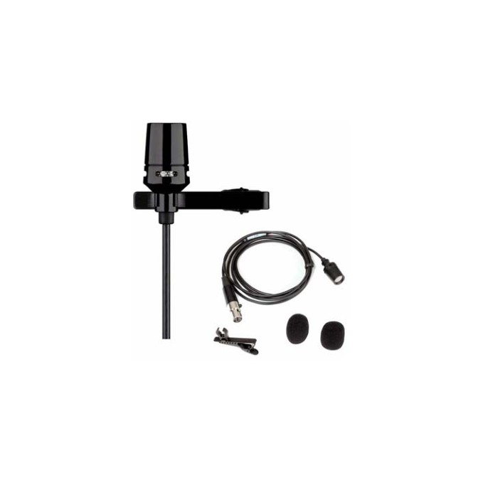 MICRÓFONO SHURE CVL-B/C-TQG SOLAPA