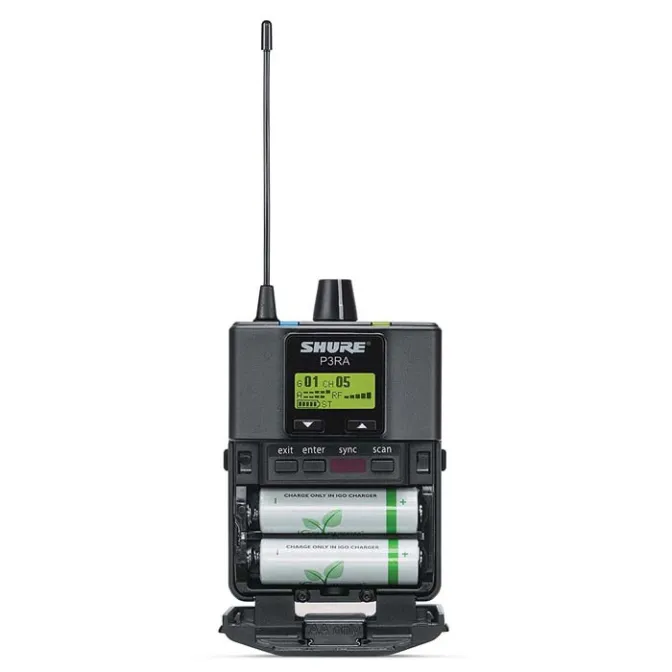 RECEPTOR INALÁMBRICO SHURE P3RA-H20