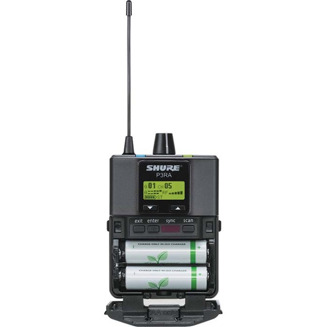RECEPTOR INALÁMBRICO SHURE P3RA-J13