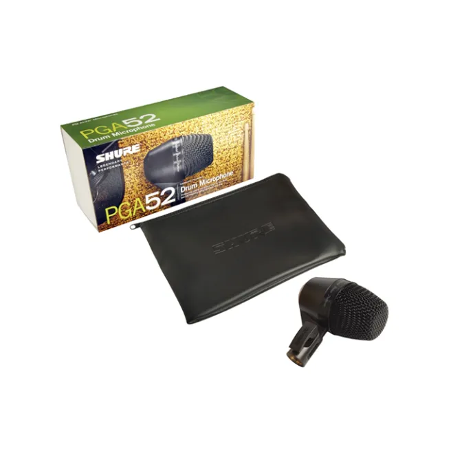 MICRÓFONO SHURE PGA52-LC PARA BOMBO