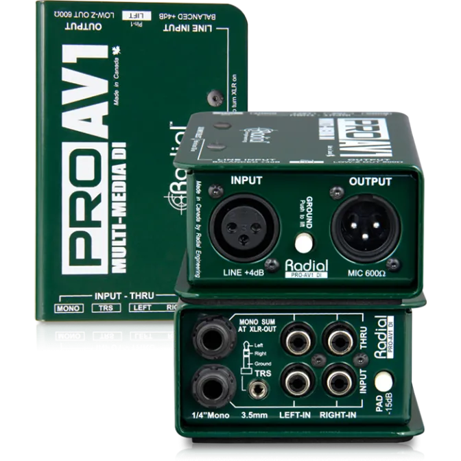 CAJA DIRECTA RADIAL PROAV1 PASIVA MULTIMEDIA