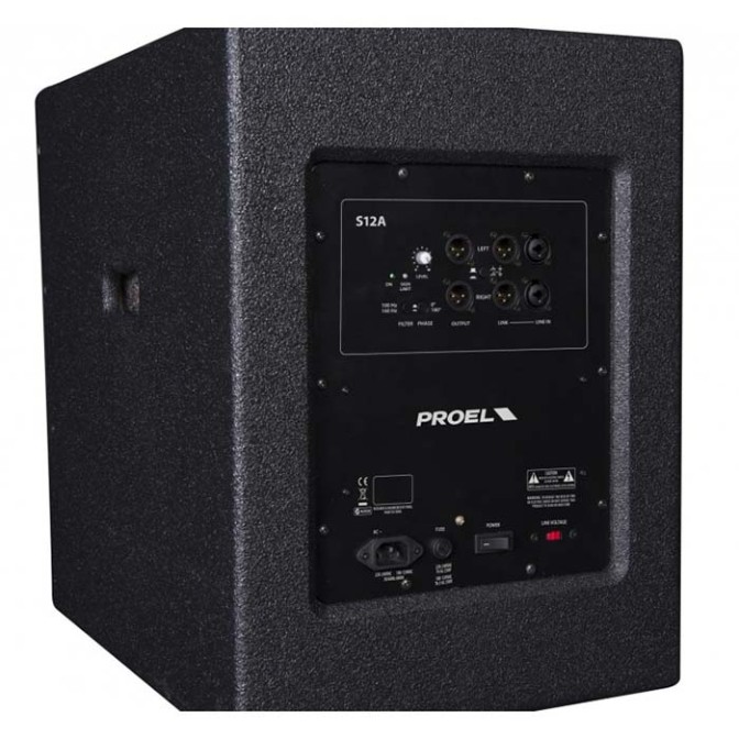 SUBWOOFER ACTIVO PROEL S12AUS DE 12´