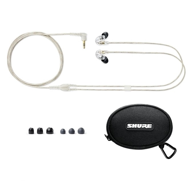 AURICULARES SHURE SE215-CL TRANSPARENTES