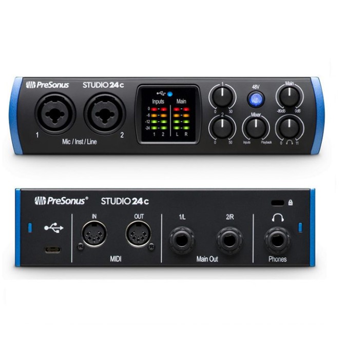INTERFAZ DE AUDIO USB-C PRESONUS STUDIO24C