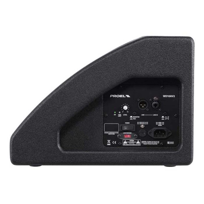 WD10AV2MONITOR ACTIVO DE 2 VÍAS DE 10",WD10AV2 MONITOR COAXIAL ACTIVO DE 2 VÍAS DE 10""