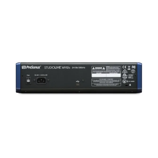 MEZCLADORA ANALOGA E INTERFAZ DE AUDIO STUDIOLIVE AR12C