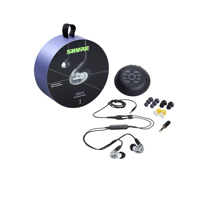 AUDÍFONO AONIC 4 SHURE BLANCO SE42HYW+UNI