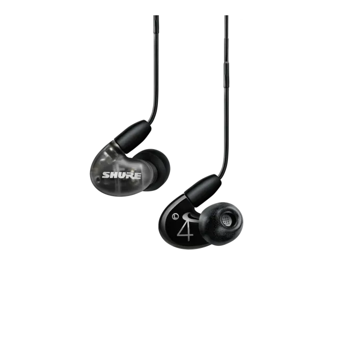 AUDÍFONO AONIC 4 SHURE NEGRO SE42HYBK+UNI
