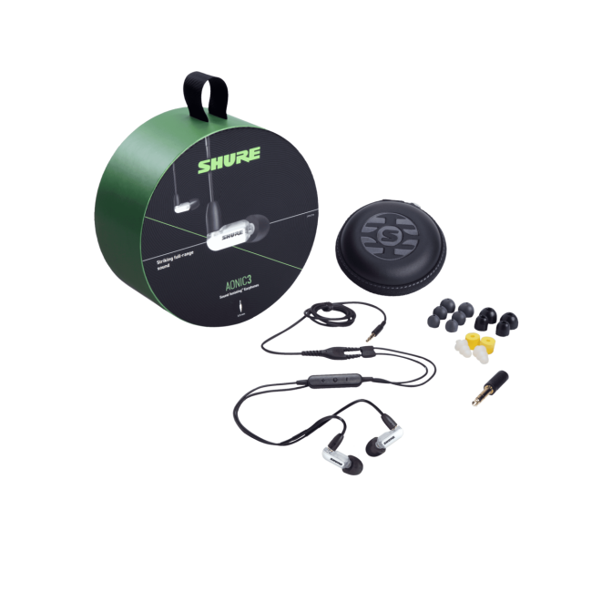 AUDÍFONO AONIC 3 SHURE BLANCO SE31BAWUNI