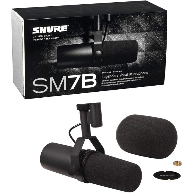 MICRÓFONO SHURE SM7B CARDIOIDE