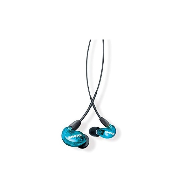 AURICULARES SHURE SE215-SPE AZUL TRANSPARENTE