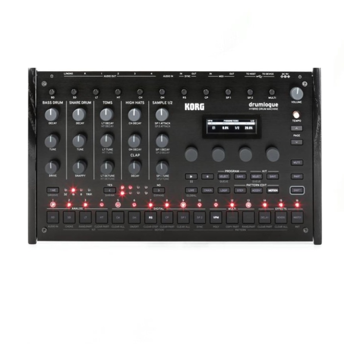 SINTETIZADOR ANALÓGICO KORG DRUMLOGUE