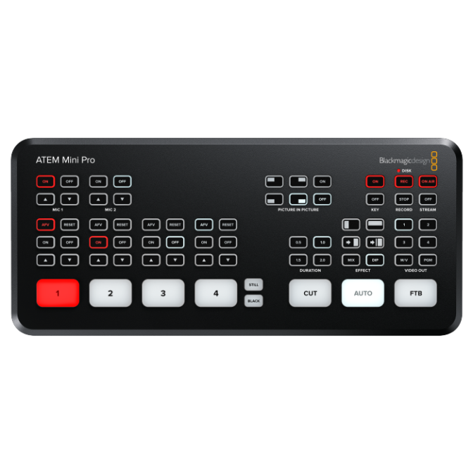 SWITCHER VIDEO ATEM MINI PRO BLACKMAGIC SWATEMMINIBPR