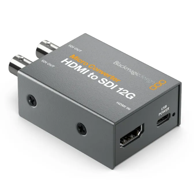 CONVERTIDOR BLACKMAGIC MICRO CONVERTER HDMI TO SDI 12G PSU