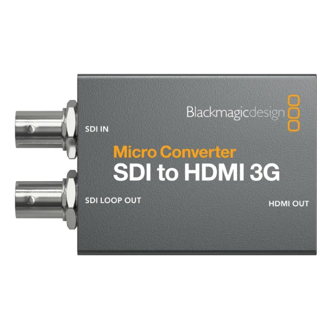 CONVERTIDOR BLACKMAGIC MICRO CONVERTER SDI TO HDMI 3G PSU CONVCMIC/SH03G/WPSU