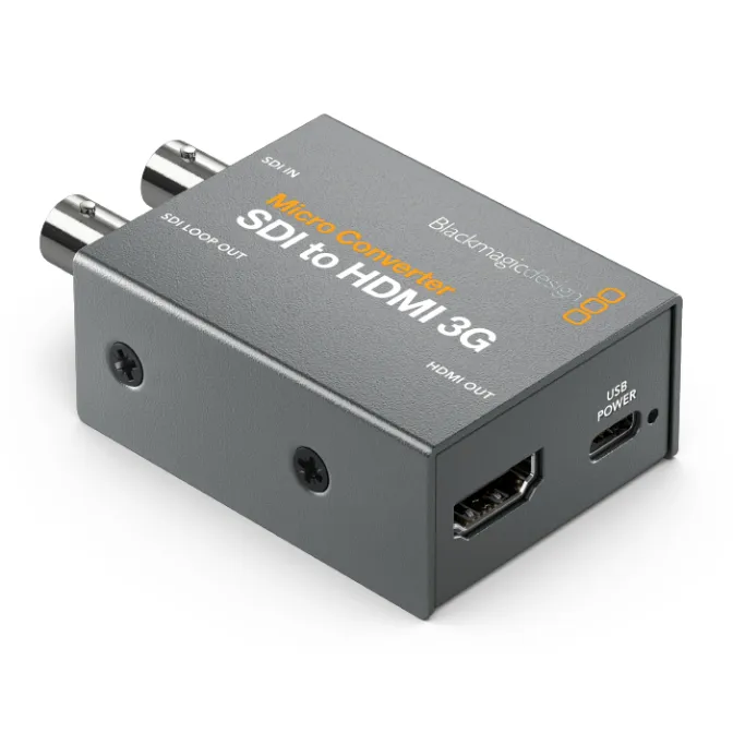 CONVERTIDOR BLACKMAGIC MICRO CONVERTER SDI TO HDMI 3G PSU CONVCMIC/SH03G/WPSU