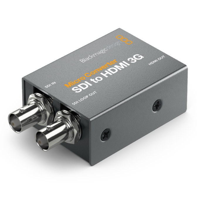 CONVERTIDOR BLACKMAGIC MICRO CONVERTER SDI TO HDMI 3G CONVCMIC/SH03G
