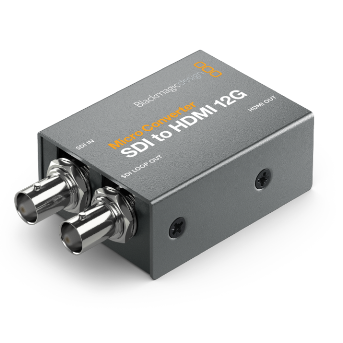 CONVERTIDOR BLACKMAGIC MICRO CONVERTER SDI TO HDMI 12G PSU