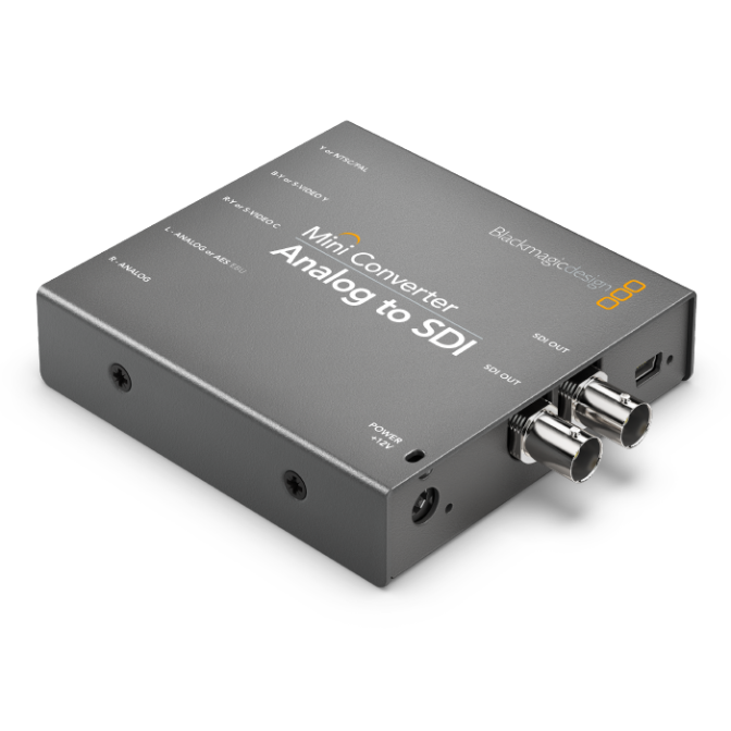 CONVERTIDOR BLACKMAGIC MINI CONVERTER - ANALOG TO SDI 2