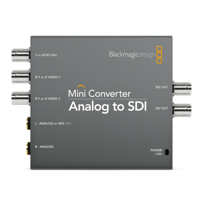 CONVERTIDOR BLACKMAGIC MINI CONVERTER - ANALOG TO SDI 2