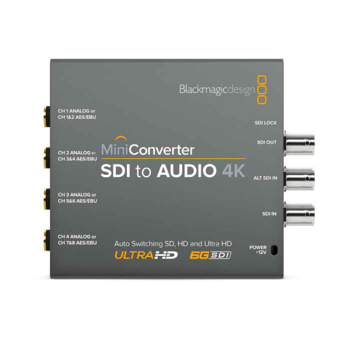 CONVERTIDOR BLACKMAGIC MINI CONVERTER SDI TO AUDIO 4K