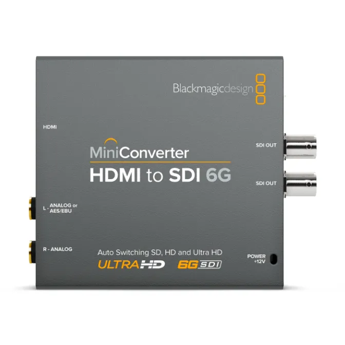 CONVERTIDOR BLACKMAGIC MINI CONVERTER - HDMI TO SDI 6G