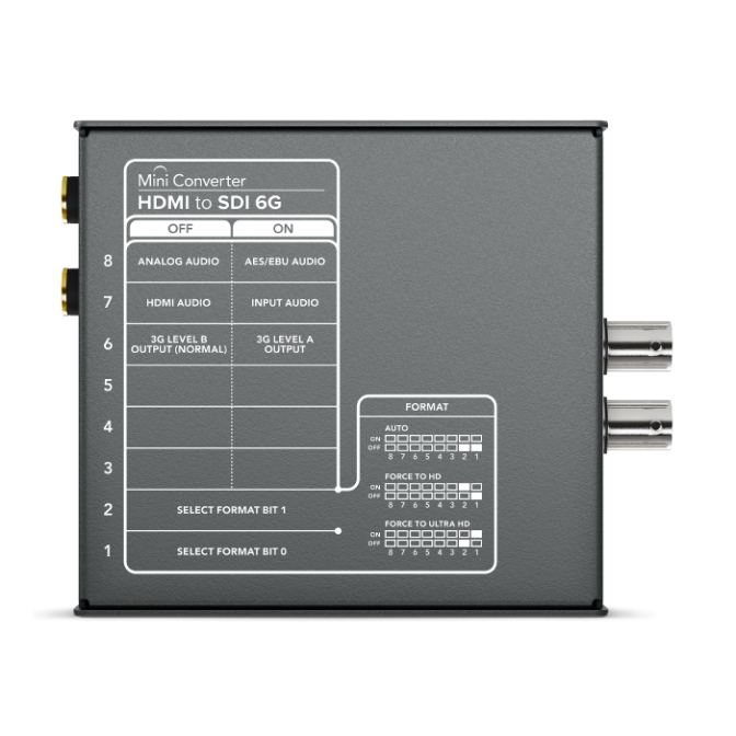 CONVERTIDOR BLACKMAGIC MINI CONVERTER - HDMI TO SDI 6G