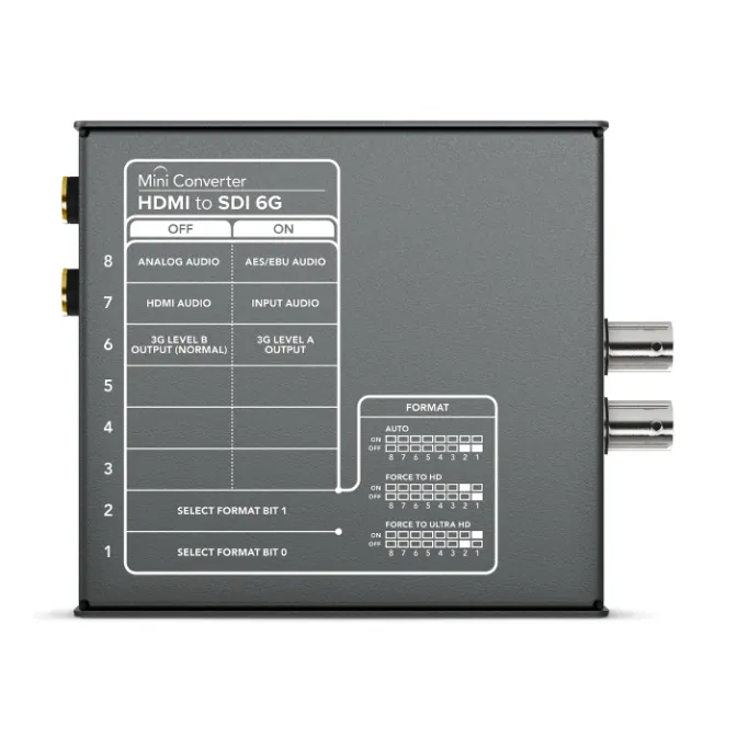CONVERTIDOR BLACKMAGIC MINI CONVERTER - HDMI TO SDI 6G