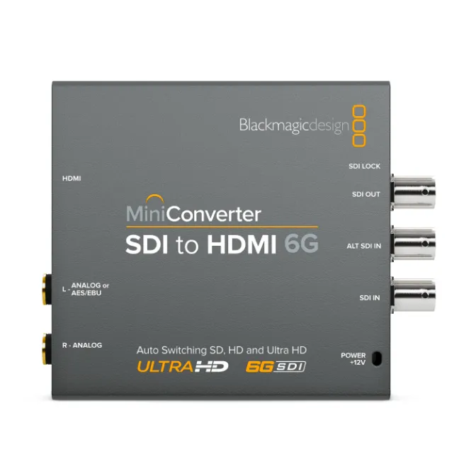 CONVERTIDOR BLACKMAGIC MINI CONVERTER - SDI TO HDMI 6G