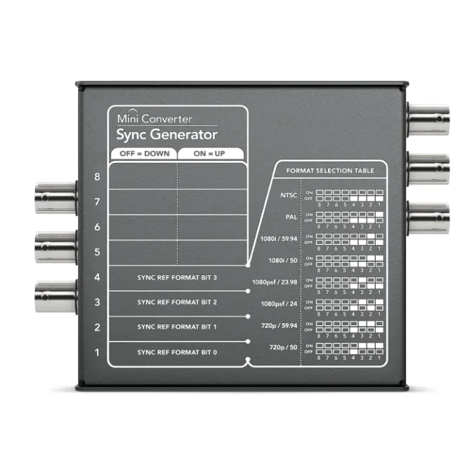 CONVERTIDOR BLACKMAGIC MINI CONVERTER SYNC GENERATOR