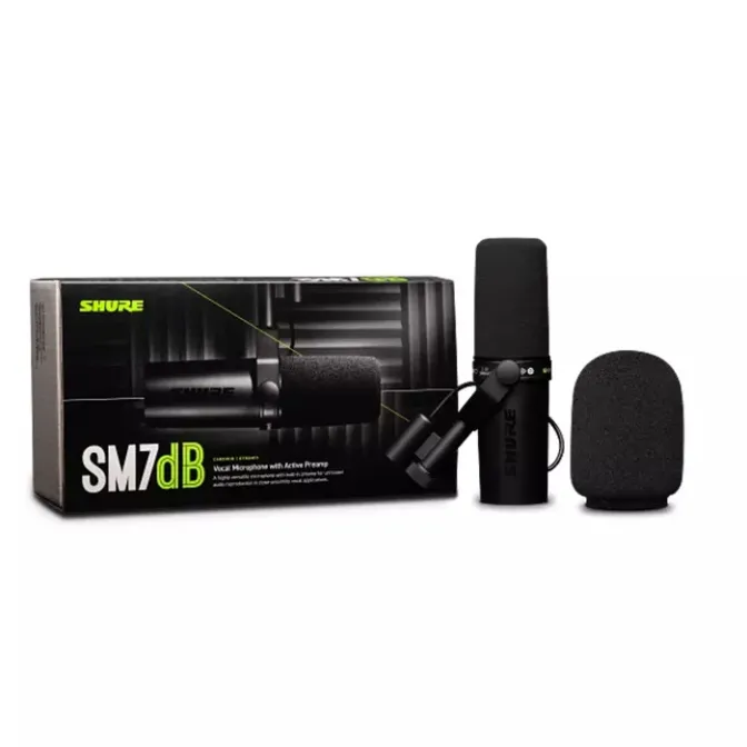 MICRÓFONO CON AMPLIFICADOR SM7DB SHURE