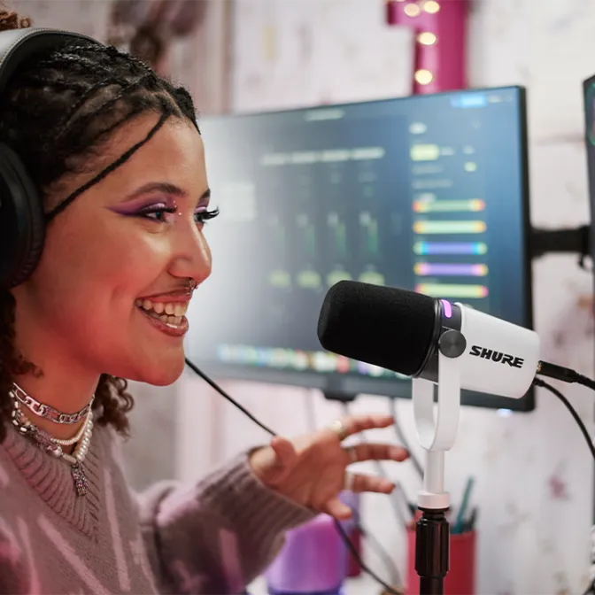 MICRÓFONO USB MV7+-W SHURE