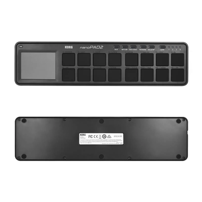 CONTROLADOR DE PADS COMPACTO KORG NANOPAD2-BK