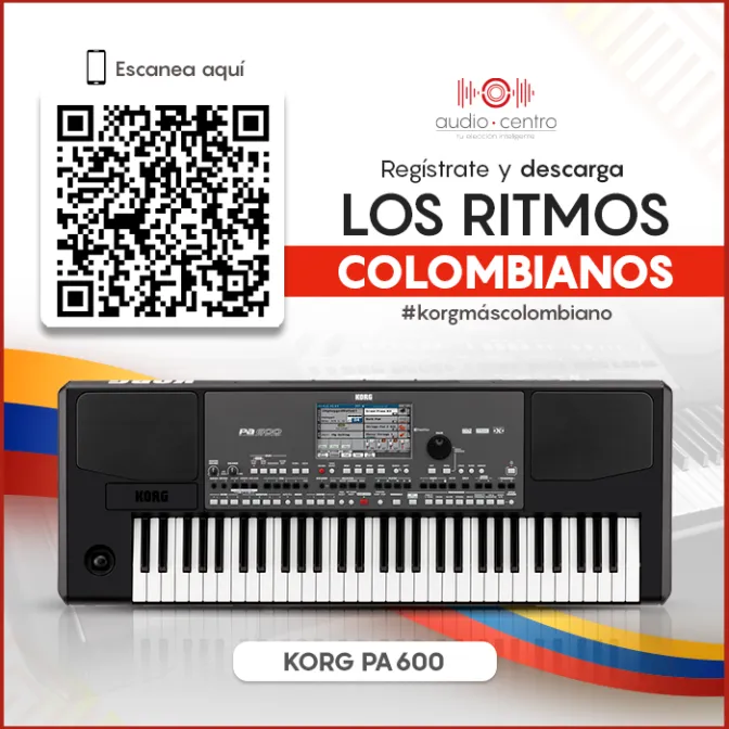TECLADO KORG PA600 ARRANGER DE 61 TECLAS