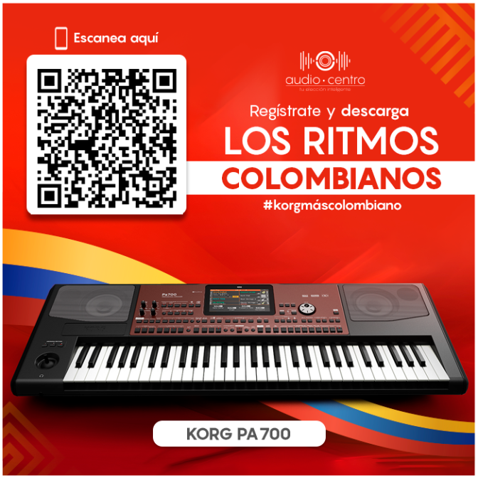 TECLADO KORG PA700 ARRANGER DE 61 TECLAS