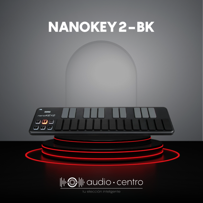 CONTROLADOR MIDI KORG NANOKEY2-BK NEGRO