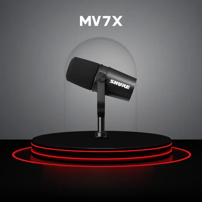 MICRÓFONO DINÁMICO MV7X SHURE