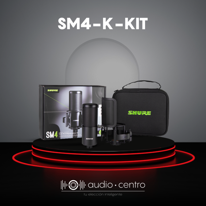 MICRÓFONO DE CONDENSADOR SM4-K-KIT DE SHURE
