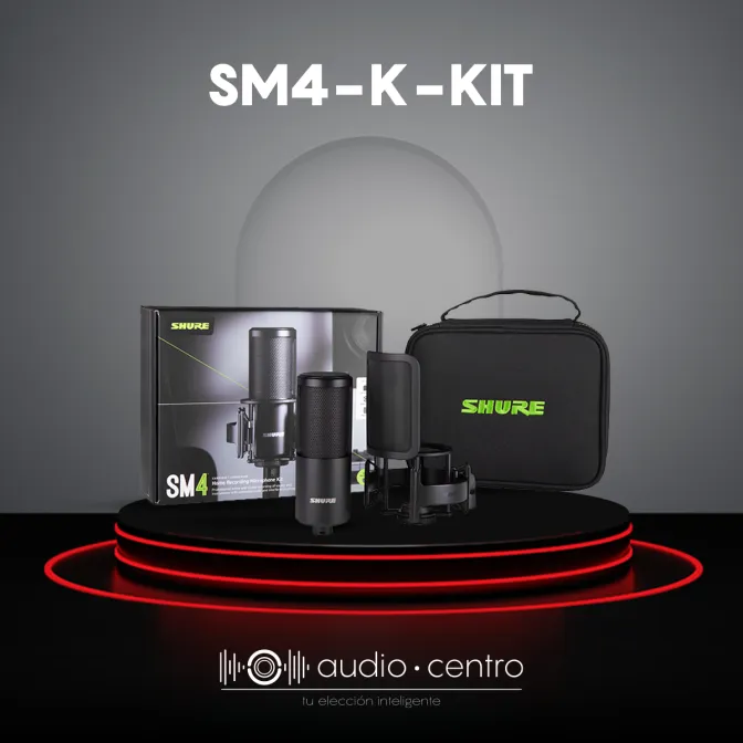 MICRÓFONO DE CONDENSADOR SM4-K-KIT DE SHURE