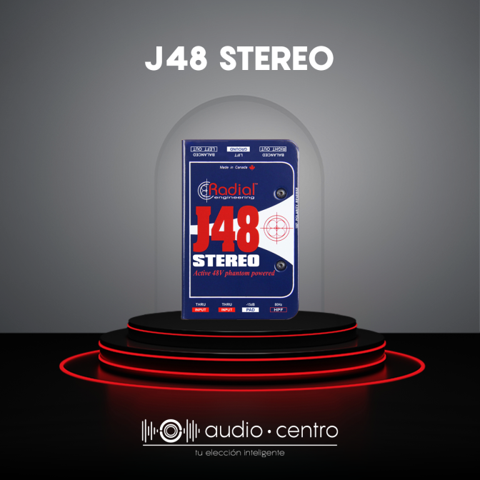 CAJA DIRECTA RADIAL J48 STEREO ACTIVA