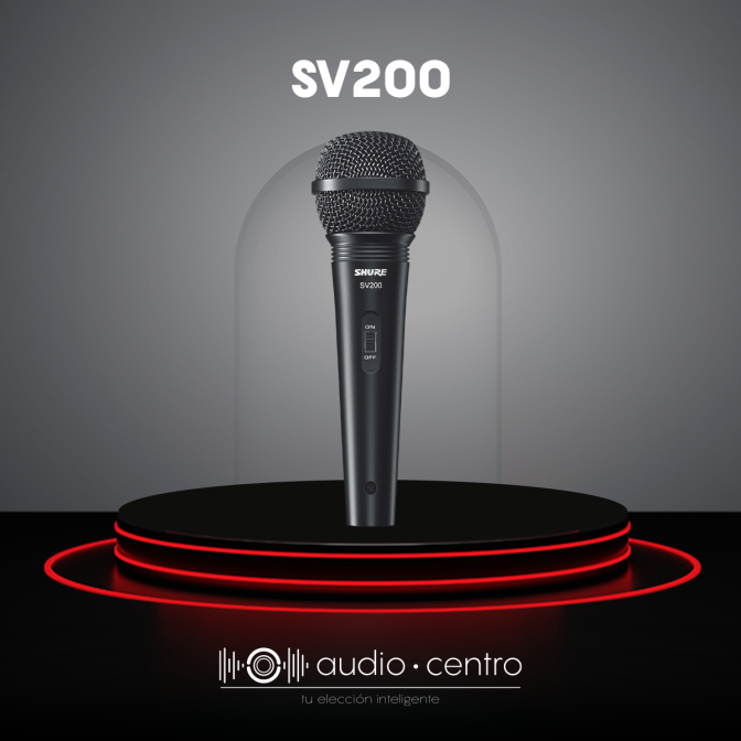 MICRÓFONO SHURE SV200 VOCAL DINÁMICO