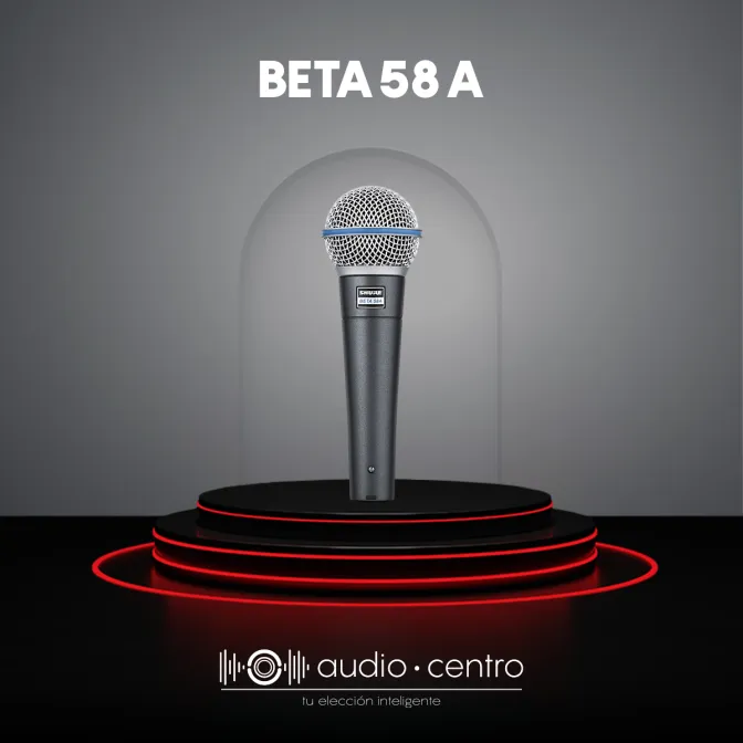 MICROFONO SHURE BETA58A SUPERCARDIOIDE
