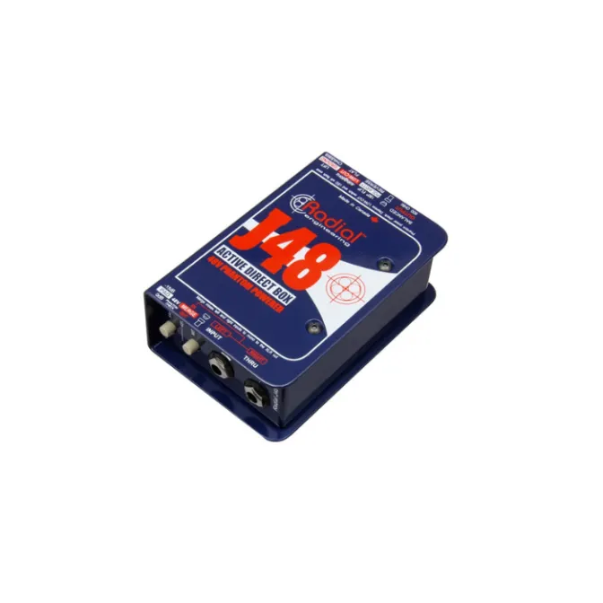 CAJA DIRECTA RADIAL J48 ACTIVA SENCILLA