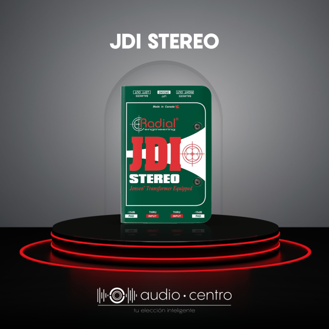 CAJA DIRECTA RADIAL JDI STEREO PASIVA ESTEREO
