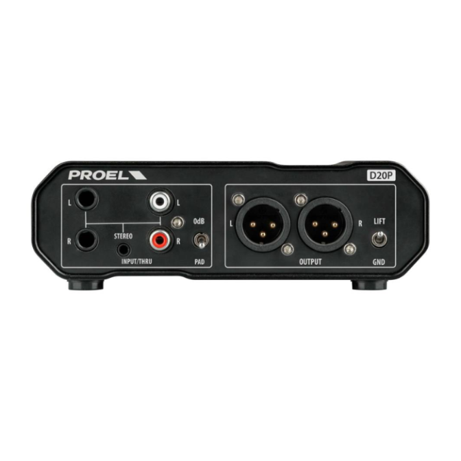 CAJA DIRECTA PASIVA PROEL D20P 2CANALES