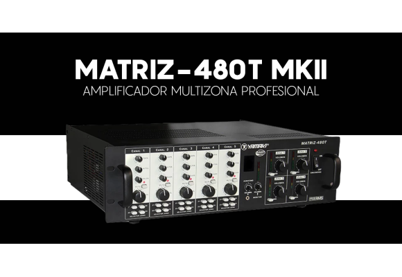 Conoce la MATRIZ-480T MKII, solución de gran calidad y bajo costo para sonido ambiental y llamados